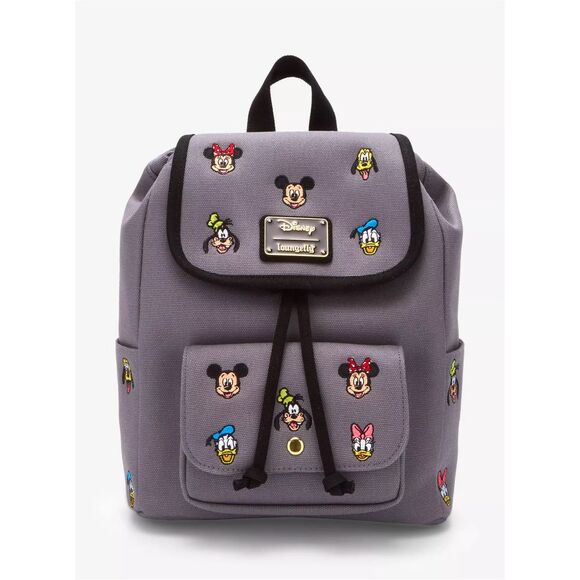 Loungefly Disney Mickey and Friends Embroidered Canvas Mini Backpack main image 5